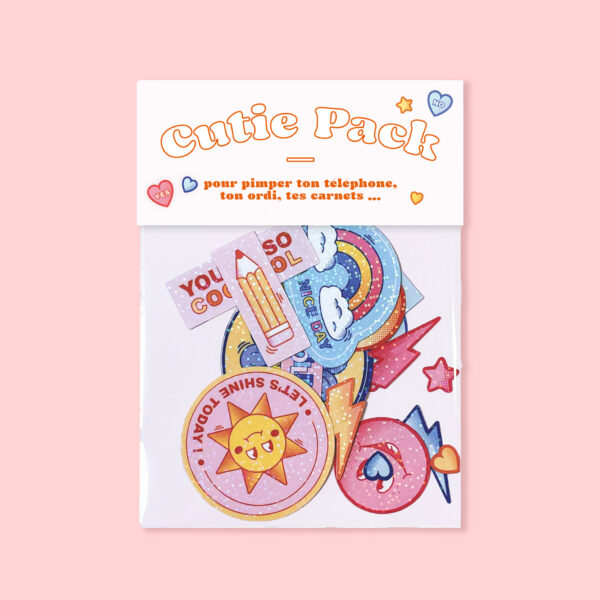 cutie pack - Pack de stickers
