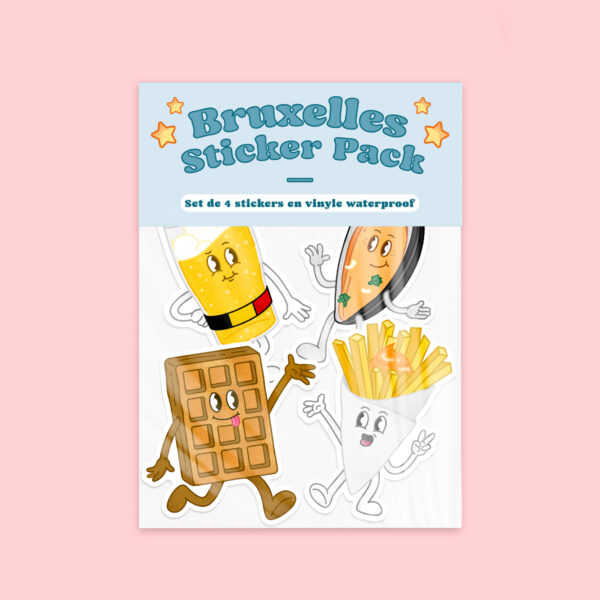BRUXELLES - Pack de stickers