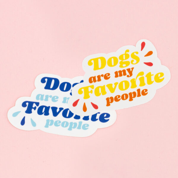 sticker chien cat favorite