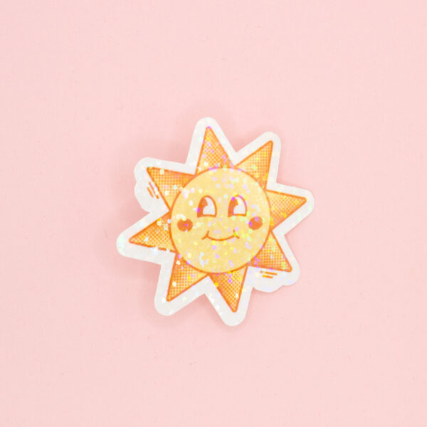 sticker soleil qui sourit